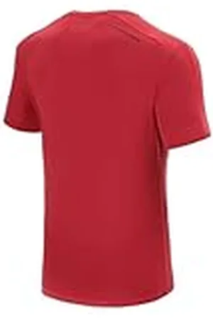 macron Herr Athleisure Scc Dubrovnick smal T-shirt Deep Red Ss Man tröja, M, , M
