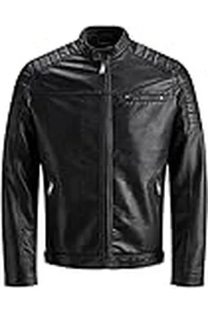JACK & JONES För Män Konstläderjacka jjerocky jacket noos , , XXL