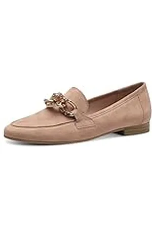 Marco Tozzi Dam, läder, Feel ME fotbädd, mjukt foder, 2–24215–42 tofflor, Nude, 39 EU, , 39 EU