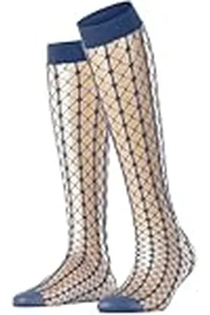 Falke Dam knästrumpor Paradise Net W KH transparent mönstrad 1 par, , 39-42, , 39-42 EU