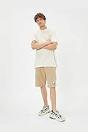Koton Män dragsko surfing tryckt ficka detaljshorts, , S