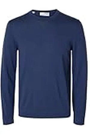SELECTED Slhtray Ls Knit Merino Crew Neck Noos, , XXL