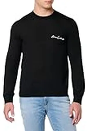 Armani Exchange Merino Wool Mix Signature Logo Crewneck tröja tröja, , S
