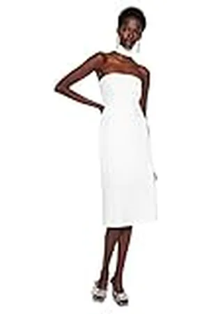 Trendyol Dam Midi Bodycon anpassad vävd klänning, , 34