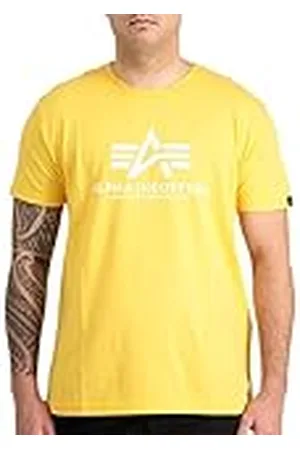 Alpha Industries T-shirt Grundläggande byxor, gul (solgul), 4XL blandad, , 4XL