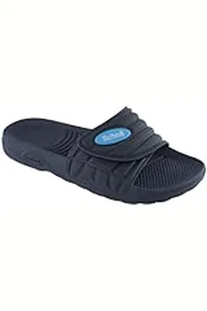 Scholl Unisex Nautilus glidsandaler, 7,5 US, Blått, 36 EU