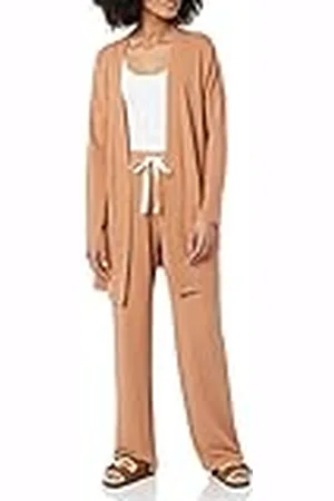 Amazon Dam avslappnad passform lätt lounge terry cardigan, , X-Large