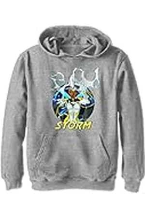 Marvel Pojkar X-men Storm-paneler, huvjacka, hoodie, atletisk Heather, L, , L