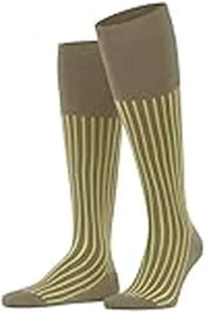 Falke Herr knästrumpor Shadow M KH bomull lång mönstrad 1 par, grön (Crocodile 7503), 43-44, , 43-44 EU