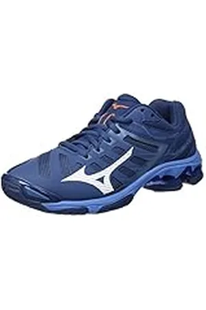 Mizuno Herr Wave Voltage sneakers, DarkDenim/Wht/BlueJasper, 4 UK