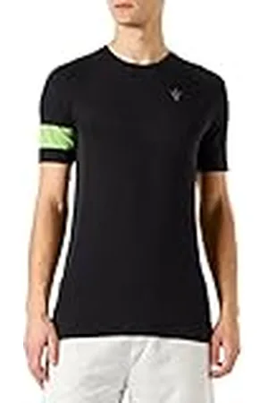 macron Herr Run Scc Ryan T-shirt sömlös Blk/Nyel Ss Man Jersey, , L, , L