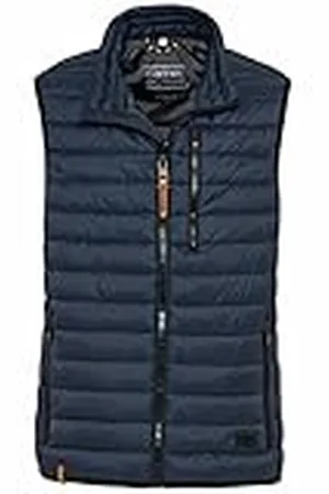 Camel Active Lätt quiltad väst för män med fickor, (nattblå), 56