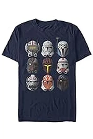 STAR WARS Unisex Clone Helmets Organic kortärmad T-shirt, , S
