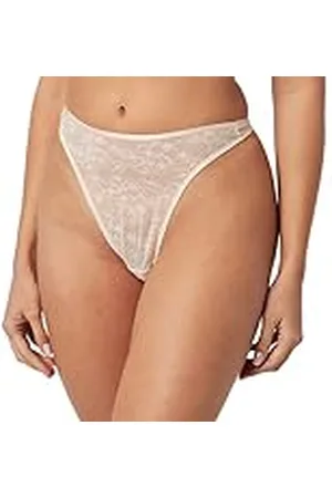Triumph Damer Bright Spotlight High Leg String Briefs, , 40