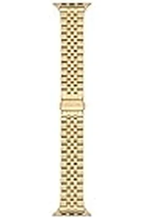 Michael Kors Herrband för Apple Watch, 38, 40, 41mm och 42, 44, 45, 49mm, guldfärgat rostfritt stål, MKS8055
