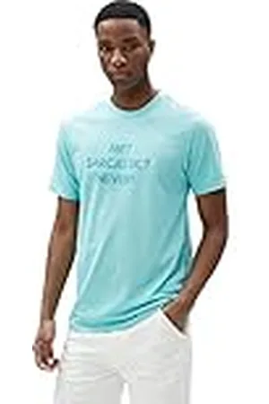 Koton Herr slogan tryckt crew neck slim fit kortärmad t-shirt, , M