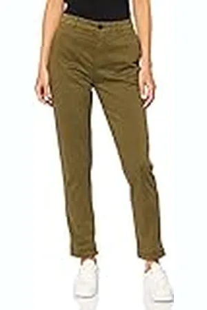 HUGO BOSS Dam C Tachini2-D vanlig passform chino gjord av elastisk ekologisk bomull, , 32 SE