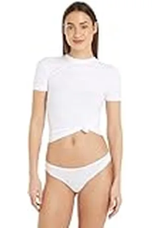 Calvin Klein 3-pack thong (låg höjd) stringtrosor, vit, XL dam, , XL