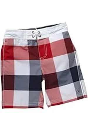 Tommy Hilfiger Pojkar badhort, rutig E557104417/BRAD CHECK SWIMSHORT
