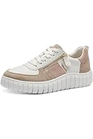 Tamaris Comfort damsneakers, platta av läder för snörning, , 37 EU