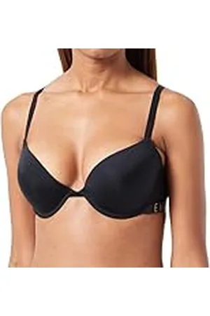 Emporio Armani Ikonisk mikrofiber push up BH för kvinnor, , 80A