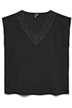 VERO MODA Vmsafa Sl V-hals spets topp WVN Ga Noos, , XS