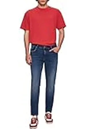 LTB Jeans herr Servando 601 – Tapered Mid Rise Basic-5-ficks mörk tvätt av bomullsblandning – storlek W30L36, , 30W x 36L
