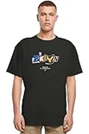 Mister Tee Herr T-shirt Brklyn oversize te, tryck t-shirt för män, överdimensionerad passform, streetwear, , 5XL