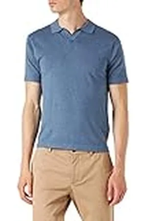 Hackett Hackett limited Herr stickad Ss pikétröja, , XL