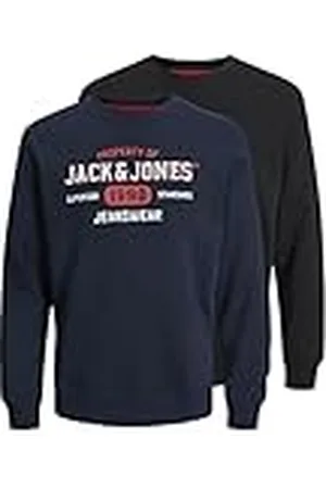JACK & JONES Män sweatshirt 2-pack, , M
