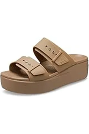 Crocs Kvinnors Brooklyn-spänne låg kil träsko, , 41/42 EU