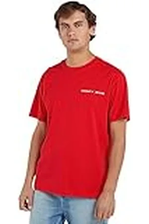 Tommy Hilfiger Herr TJM CLSC linjär brösttröja S/S stickade toppar, , S
