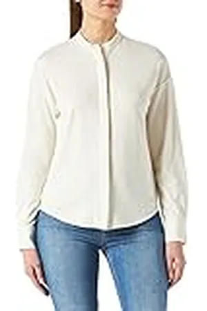 TOM TAILOR Mine to five Damer Blus skjorta med ståkrage 1027716, , M