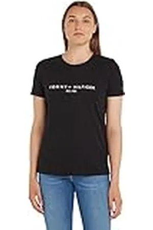 Tommy Hilfiger Dam S/S stickade toppar Heritage Hilfiger C-nk Reg Tee, , XS