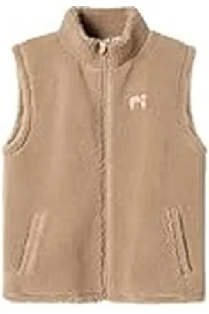 NAME IT Unisex Nknlofen Nreg Teddy Waistcoat teddyväst, , 134-140