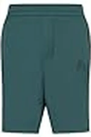 Armani Exchange Herr broderad logotyp på framsidan, fram- och bakfickor cargoshorts, grön gables, extra stor, , XL