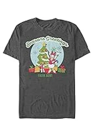 Disney Classics Unisex Musse Classic-Greetings från Aunt Organic Short Sleeve t-shirt, , XXL, , XXL