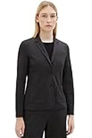 TOM TAILOR Blazer för kvinnor med rutmönster, , XL