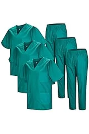 MISEMIYA Förpackning x 3 set - unisex sanitära uniform medicinsk sanitära uniformer sanitära set 3-817-8312, , 3XL