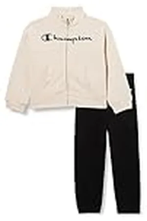 Champion Flickor legacy Back to School Sweatsuit G Ultralight Powerblend Terry Full Zip Sportdräkt, , 3-4 År