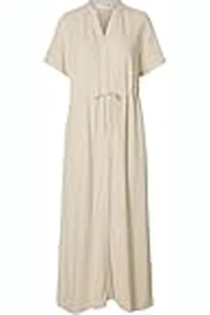 SELECTED Slfviva-Damina Ss Ankle Sun Dress Noos, , 38