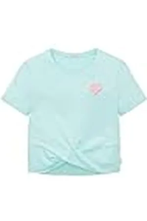TOM TAILOR Flickor barn t-shirt med omlottdetalj och tryck, , 164 cm