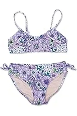 Shade Critters Mod lila blommor flicka ryggbindning bikini, , 12 år