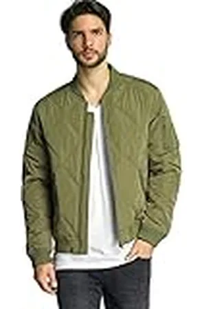 Urban classics Herr stor diamant quiltad jacka bomberjacka, , L