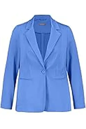 Samoon Dam 230025-21410 Blazer långärmad, Blue Bonnet, 46