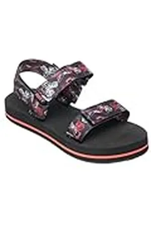 Roxy Damer CAGE sandaler, BLACK MULTI CAMO, 36 EU, , 36 EU