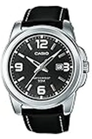 Casio Herren Analog Quarz mit Leder Armbanduhr MTP1314PL8A