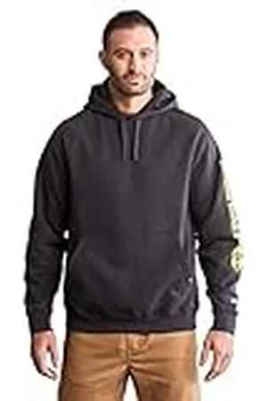 Timberland Huvtröja för män honcho sport pullover sweatshirt, Mörk marinblå/gul, XXL
