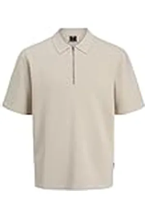 JACK & JONES Jcorecharge stickad zip polo, , XL