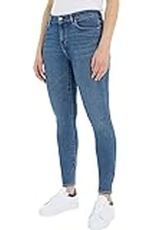 Tommy Hilfiger Dam Th Flex Como Skinny Rw Denimbyxor, , 36W x 32L